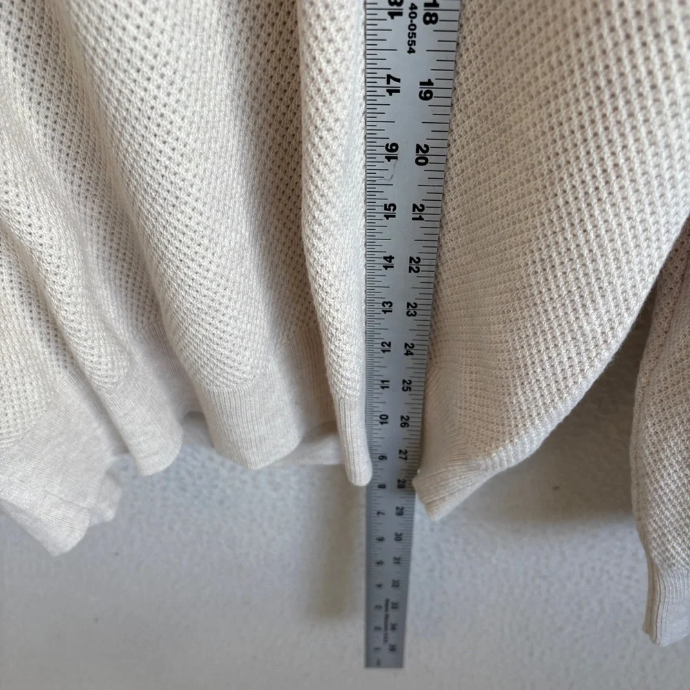 J. Crew Men's Cream Knit Polo Sweater